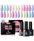 UR SUGAR UV Nail Polish Pastel Shellac Set - 12PCS Macaroon Candy Gel Colors for Spring - Perfect for Stunning Gel Nails - Buy Online on GoSupps.com
