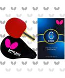 Butterfly B603FL Ping Pong Paddle Set with Case | Tournament Grade Table Tennis Racket for High Speed & Spin - Buy Online on GoSupps.com