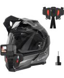 Telesin Helmet Holder for GoPro Hero 12/10/9/8/6 DJI OSMO Action & Insta360 - Non-Slip Silicone Easy Install - Action Camera Accessories - Buy Online on GoSupps.com