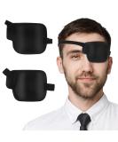 2Pcs Adjustable Left Eye Patches for Adults | 3D Medical Eyepatch for Amblyopia Strabismus & Post-Surgery - Comfortable & Secure Fit - Buy Online on GoSupps.com