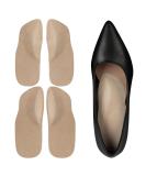 Buy 2 Pairs Pigskin Arch Support Inserts - Heel Cushion Pads for Flat Feet & Plantar Fasciitis | Adhesive Insoles for Men & Women - Sizes 8-12 & 8-11 - Buy Online on GoSupps.com