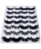 AMSDCN 14/16 Pairs Fluffy mix Lashes 10-25mm 3D Mink Lashes Long Thick Natural False Eyelashes Wholesale Lashes (SD-04) - Buy Online on GoSupps.com