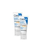 Cerave Moisturizing Face Cream with SPF 30 | Hydrating Day Cream for Normal to Dry Skin | 2 x 52ml - 104ml | International Shipping Available - Buy Online on GoSupps.com