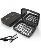 Magnetic Eyelashes - Reusable 3D False Lashes with 3 Magnets Soft & Natural Look | 8 Pieces with Tweezers No Glue Needed - Buy Online on GoSupps.com