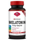Olympian Labs Melatonin 10mg Time Release - Drug-Free Sleep Aid with Vitamin B6 | 60 Vegan Tablets - Buy Online on GoSupps.com