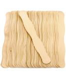 CraftySticks 50 Pack - Wavy 8 Inch Jumbo Wood Fan Handles for Wedding Fans - Buy Online on GoSupps.com