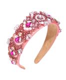 Crystal Headbands for Women - Rhinestone & Pearl Beaded Handmade Hair Accessories (A04) - Buy Online on GoSupps.com