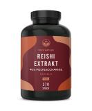 Reishi mushroom extract - 270 capsules - 40% bioactive polysaccharides - 1950 mg high -dose daily dose - Ganoderma Lucidum Vital fungus - vegan laboratory test & German production - True Nature  - Buy Online on GoSupps.com