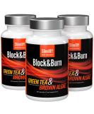 Slimjoy Block & Burn - Double Fat Burning Capsules with Green Tea Extract & Brown Sea Algae | 90 Day Supply - Buy Online on GoSupps.com