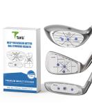 ToVii Golf Impact Tape Set - 300/600 Pcs for Sweet Spot Analysis & Swing Consistency - Club Impact Stickers for Woods, Irons, Putters - Training Aid for Improved Accuracy - Buy Online on GoSupps.com