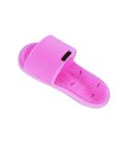 Hizolvio Shower Foot Scrubber - Silicone Bristle Cleaning Brush Slipper for Spa Massager - Exfoliating Dead Skin Remover - Non-Slip Suction Cups - Pink - Buy Online on GoSupps.com