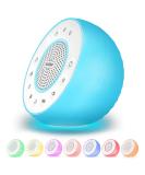 Housbay Glows White Noise Sound Machine with Night Light - 31 Soothing Sounds for Baby, Kids, and Adults - Sleep Aid for Relaxation and Better Sleep - A-White - Buy Online on GoSupps.com