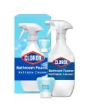 Clorox Bathroom Foamer Cleaner - Refillable Fresh Scent 1.13 Fl Oz - Household Essentials for a Sparkling Clean Home - Buy Online on GoSupps.com