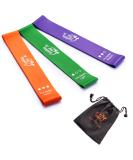 Fit Simplify Pro Series Resistance Loop Exercise Bands - Set of 3 for Full-Body Workouts | International Shipping Available - Buy Online on GoSupps.com