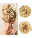 JJStar Large Bun Hair Part with Rubber Band - Natural Blonde Hair Extensions & Messy Bun Accessories for Women & Girls - Buy Online on GoSupps.com