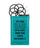 Cricket Handle It Tin Bobby Pins & Hair Ties Set - Non Metal, 55 PC, Black & Blue - Perfect for Home, Salon, Barbershops - Buy Online on GoSupps.com