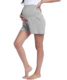 Amorbella Maternity Yoga Shorts - Women's Pregnancy Lounge Wear Pants (M Gray) - Buy Online on GoSupps.com