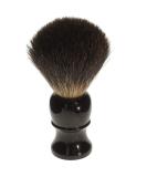 High-Quality Grey Badger Hair Shaving Brush - Black Plastic Handle 10.5 cm | International Shipping Available - Buy Online on GoSupps.com