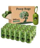 Dog Poo Bags - 540 Counts Biodegradable Poop Waste Bag Refill Rolls for Dogs include 1 Adjustable Dispenser | Scented 1 count (Pack of 540) - Buy Online on GoSupps.com