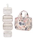 Hanging Toiletry Bag Travel Makeup Cosmetic Organizer for Women and Girls - Beige Bird (Medium) - Buy Online on GoSupps.com