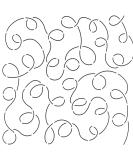 Large Loop Background Quilt Stencil - Quilting Creations 11 - Buy Online on GoSupps.com