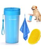 ALLYGOODS Dog Paw Cleaner Cup for Medium/Large/Xlarge Dogs - Pet Foot Washing Cup for Large Blue - Buy Online on GoSupps.com