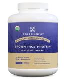 Organic Brown Rice Protein 6 LB. USDA Certified Organic. Unflavored. 26 G. Protein Per Serving. Non-GMO. No Soy, Gluten or Dairy. Natural. Vegan. Ultra-fine Powder Mixes Easily in Drinks. 6 Pound - Buy Online on GoSupps.com