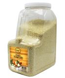 Gel Spice White Hulled Sesame Seeds 5 Lb - Bulk Size | Premium Quality Sesame Seeds for Cooking and Baking - Buy Online on GoSupps.com
