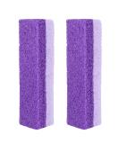 Healifty 2-Piece Foot Pumice Stone Set - Callus Remover & Peeling Scrubber | Natural Lava Pedicure Tools for Hard Skin | Purple Mittel - Buy Online on GoSupps.com