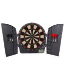 Arachnid Reactor Electronic Dartboard with Cabinet - LCD Display, Cricket Scoring, 8-Player Game - Shop Now! - Buy Online on GoSupps.com
