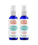 GuruNanda Eucalyptus Shower Spray (4 Fl.Oz, 2 Pack) - Pure Eucalyptus Essential Oil Mist for Sinus Relief and Luxury Spa Experience - Buy Online on GoSupps.com