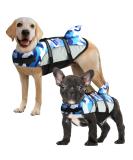 Alagirls Dog Life Jacket - Blue Camo for Pets | Safety Pool & Beach Swimming - L (55-68cm Chest) - Buy Online on GoSupps.com