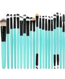 Pimoys 20 PCs Professional Makeup Brush Set for Face, Eyes, and Lips - Green - Buy Online on GoSupps.com