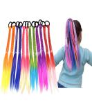 Colorful Hair Accessories for Girls - 12pcs Twist Braid Ponytail Hair Bands Headwear for Women and Kids - Buy Online on GoSupps.com
