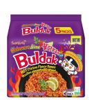 Samyang Buldak Hot Chicken Flavour Ramen - Habanero Lime (Pack of 5) 675g Limited Edition HALAL - Buy Online on GoSupps.com