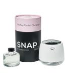 SnappyScreen SNAP Wellness Touchless Mist Hand Sanitizer Device + Cartridge (Rooftop Garden Champagne - White Champagne Flowers Orange Peel and Wild Berries) - Buy Online on GoSupps.com