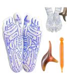 Reflex Zones Socks Set for Men | Foot Reflexology Massage Socks for Improved Foot Health - Buy Online on GoSupps.com