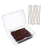 150 Metal Hairpins Set for Kids & Girls | U-Shaped Bobby Pins - Brown Hair Accessories - Buy Online on GoSupps.com