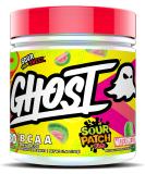 GHOST BCAA Amino Acids, Sour Patch Kids Watermelon - 30 Servings - Sugar-Free Intra and Post Workout Powder & Recovery Drink, 7g BCAA – Supports Muscle Growth & Endurance- Soy & Gluten-Free, Vegan - Buy Online on GoSupps.com