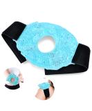 Adjustable Ice Pack Cooling Knee Brace for Pain Relief - Hot Cold Therapy Wrap for Joint Injuries - Meniscus Tear, Arthritis, Sprains & Swelling - Blue - Buy Online on GoSupps.com