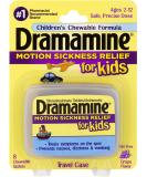 Dramamine Kids Motion Sickness Relief, Grape Flavor 8 Count (Pack of 2) - Buy Online on GoSupps.com