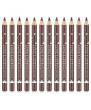Go Ho 12 PCS Waterproof Eyebrow Pencils - Long-lasting Medium Brown Brow Tint Makeup Pen - Buy Online on GoSupps.com
