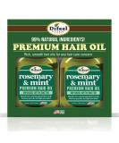 Difeel Rosemary & Mint Hair Oil with Biotin | 7.1 oz Deluxe 2-PC Gift Set | Premium Hair Care for Stronger Hair - Buy Online on GoSupps.com