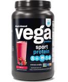 Vega  Sport Performance Protein Powder Berry 28.3 oz (801 g) - Buy Online on GoSupps.com