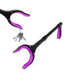 Grabber Reacher Tool 19 Inch Long, Foldable Pick Up Stick - Strong Grip Magnetic Tip - Heavy Duty Trash Picker Claw Reacher Grabber Tool Elderly Wheelchair Mobility Aid (Pink) - Buy Online on GoSupps.com