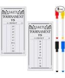Dart Scoreboard Set with 4 Markers - Ideal for Cricket and 01 Dart Games | 15 x 7.8 Inches - Buy Online on GoSupps.com