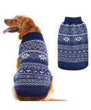 HOMIMP Dog Sweater Argyle - Warm Sweater Winter Clothes Puppy Soft Coat Ugly Dog Sweater for Small Medium and Large Dogs Pet Clothing Boy Girl (Medium Blue) M Bule - Buy Online on GoSupps.com