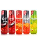 Good & Cheap Syrup Mix - 5x500ml Variety Pack: Orange Lemon Cola & Zero Sugar Options - International Shipping Available - Buy Online on GoSupps.com