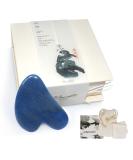 Deep Blue Gua Sha Massage Tool for Facial Care | Lymphatic Drainage & Tension Relief | Face Sculpting Tool for Men & Women - Buy Online on GoSupps.com