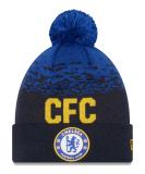 New Era Chelsea FC Wordmark Bobble Beanie - Stylish Football Fan Hat for Winter - International Shipping Available - Buy Online on GoSupps.com
